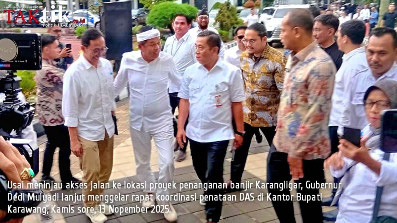 Pintu Air Solusi Banjir Karangligar, KDM : Pekerjaan Sudah Bisa Segera Dimulai. Bupati : Lahannya Telah Siap!