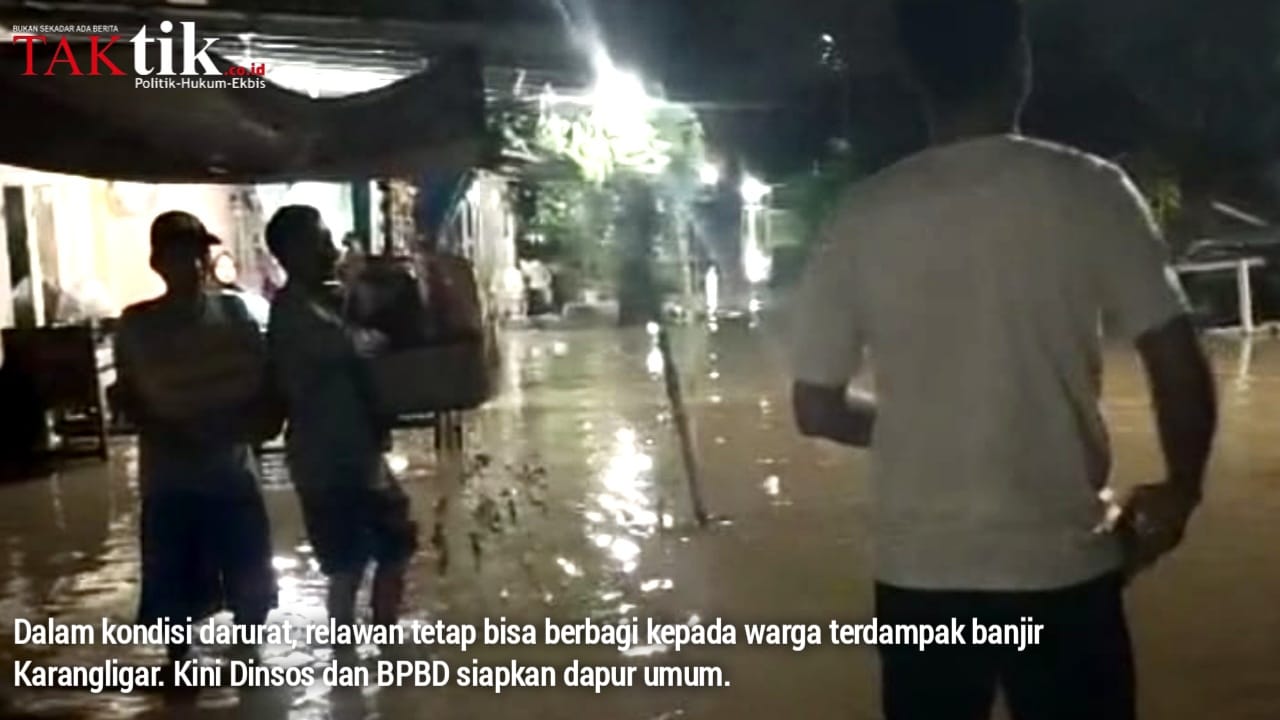 Akhirnya, Dinsos dan BPBD Siapkan Dapur Umum. Mulai Pagi, Distribusikan Nasi Bungkus ke Pengungsi