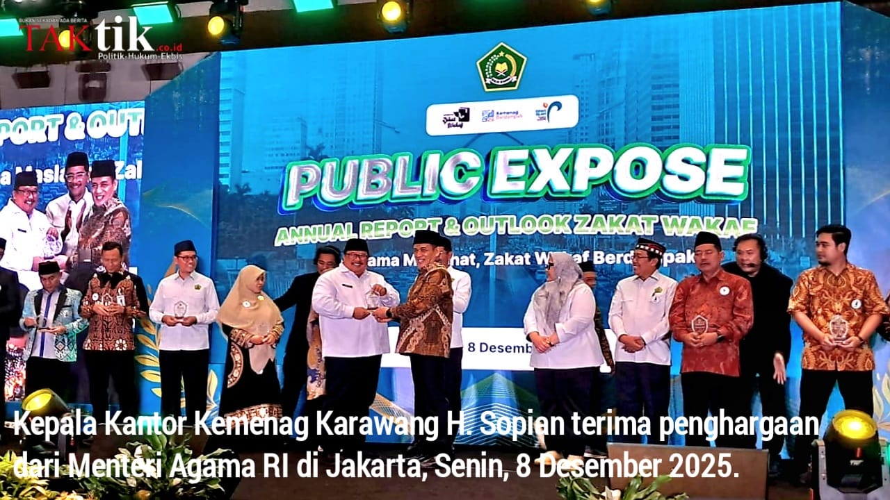 Kampung Zakat yang Digulirkan Kantor Kemenag Karawang Dapat Penghargaan dari Menteri Agama RI