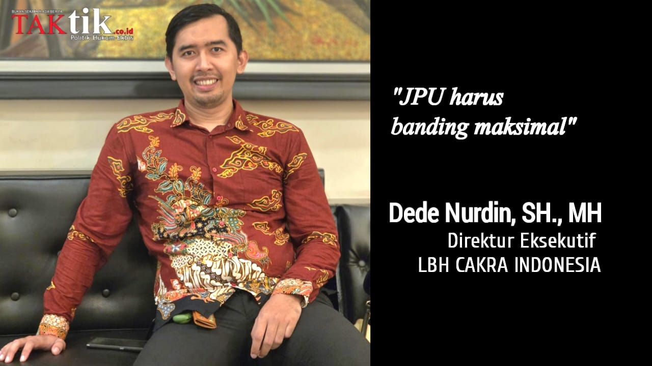 Putusan Sidang Tipikor Kasus PD. Petrogas, Tuntutan 6 Tahun, Vonis 2 Tahun. LBH CAKRA : JPU Maksimalkan Banding!