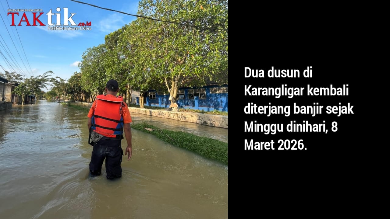 Hujan Deras di Akhir Pekan, Dua Dusun Langganan Banjir Karangligar Kembali Terendam. Warga Lelah Mengungsi?