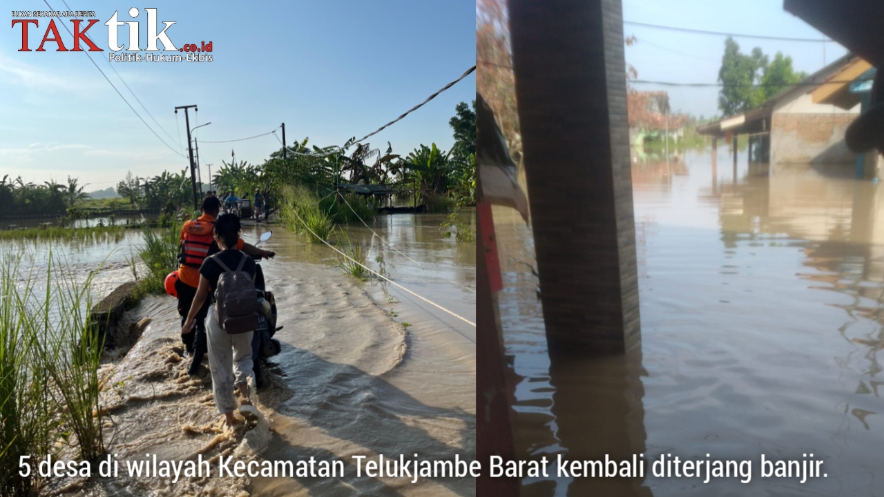 Hujan Mengguyur di Pekan Pertama Mei 2026, 5 Desa di Kecamatan Telukjambe Barat Banjir Lagi!