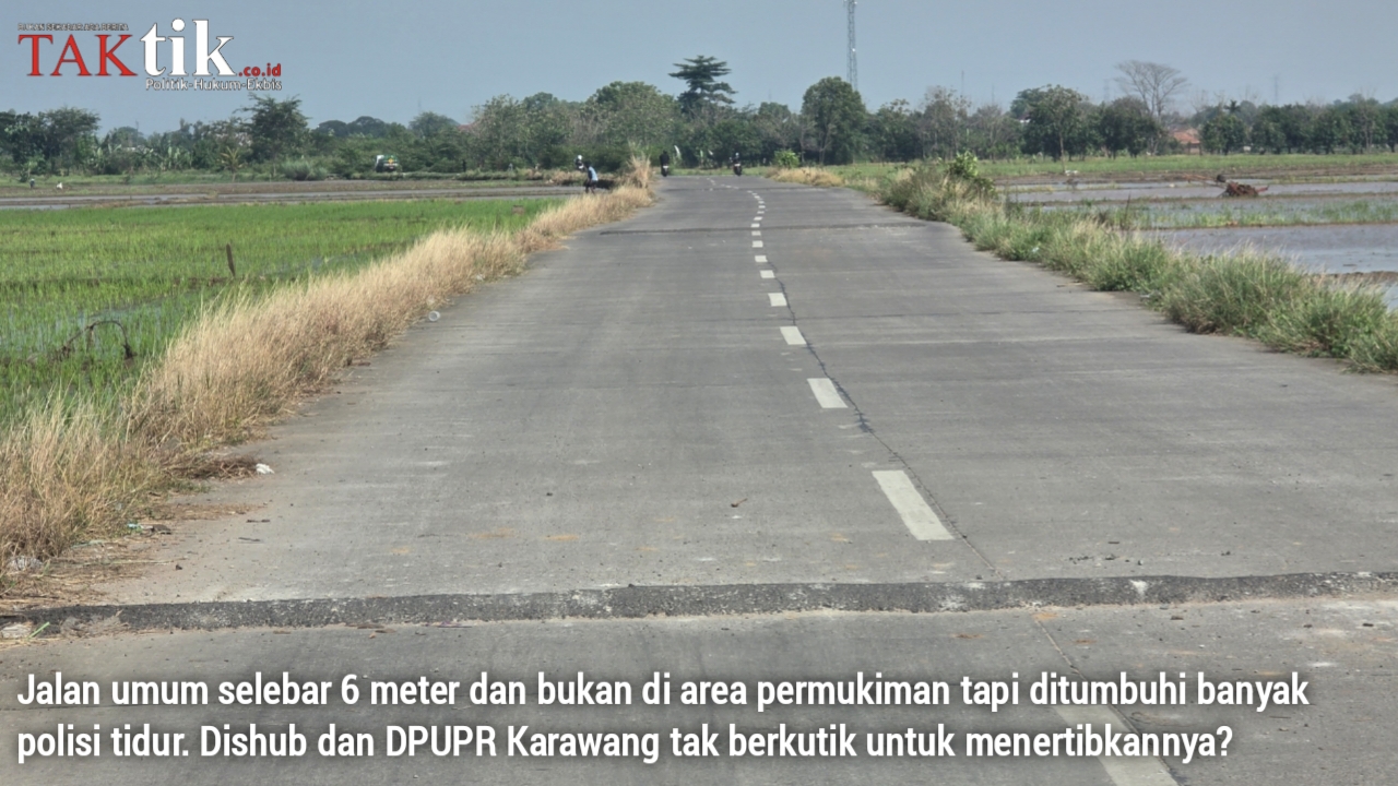 Jalan Umum di Luar Permukiman Banyak Ditumbuhi Polisi Tidur, Kadishub dan Kadis PUPR “Ogah” Menertibkan? Ada Apa?