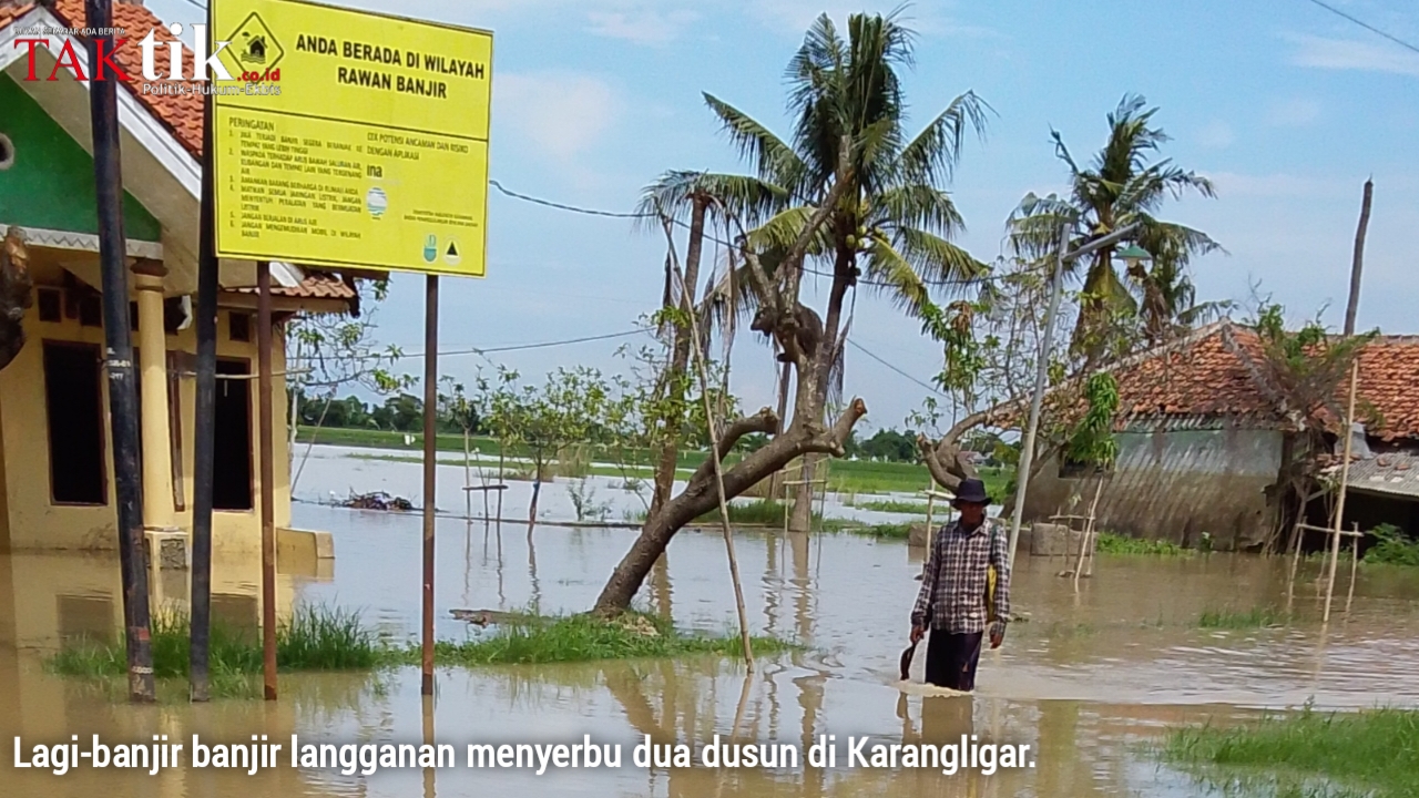 Baru Saja Bisa Bernapas, Warga Dua Dusun di Karangligar Lagi-lagi “Terusir” Banjir. Hah?