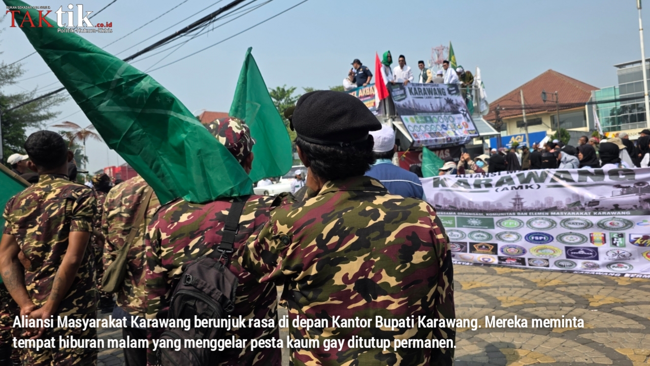 Kasus Pesta Kaum Gay di THM Berlanjut, Aliansi Masyarakat Karawang Minta Bupati Tutup Permanen THM Itu!
