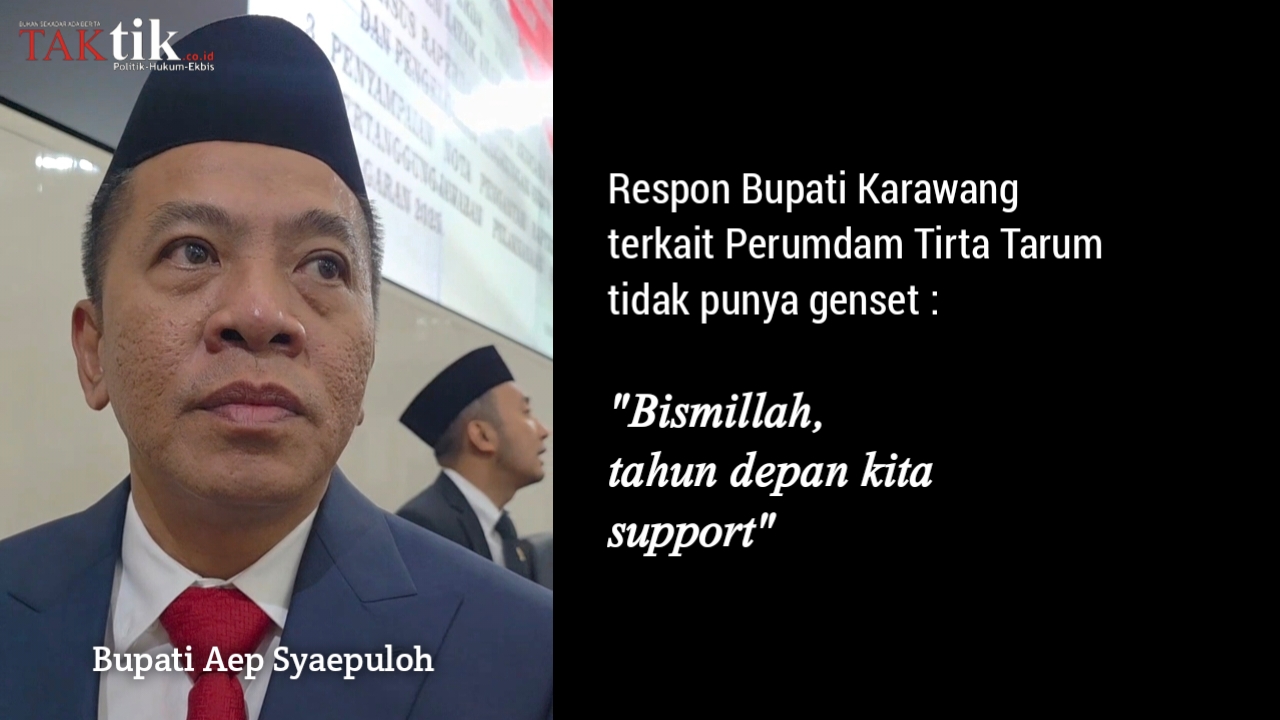 Dampak Pemadaman Listrik Bergilir, Pasokan Air dari Perumdam Tirta Tarum Terganggu. Apa Respon Bupati?