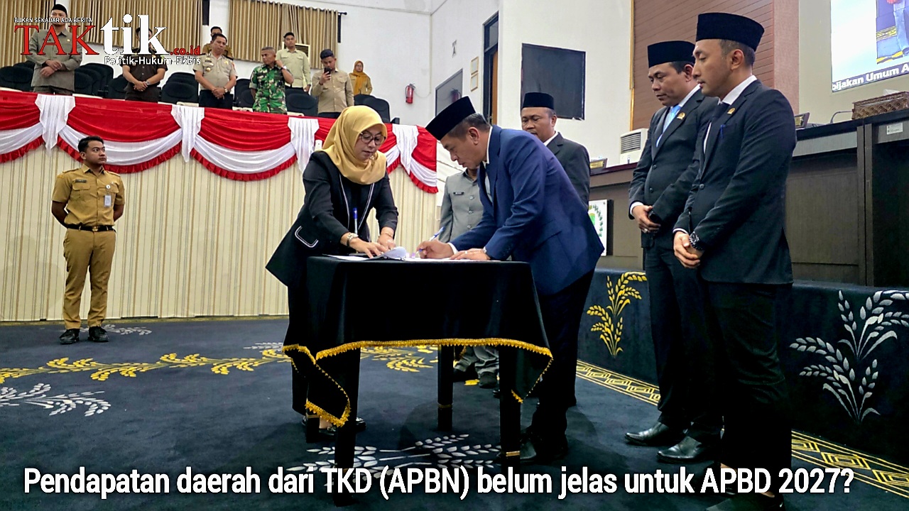 Bupati Aep Belum Berani Pasang Angka Pendapatan dari TKD untuk APBD 2027, Penerimaan APBN Pun (Masih) di Bawah Target?
