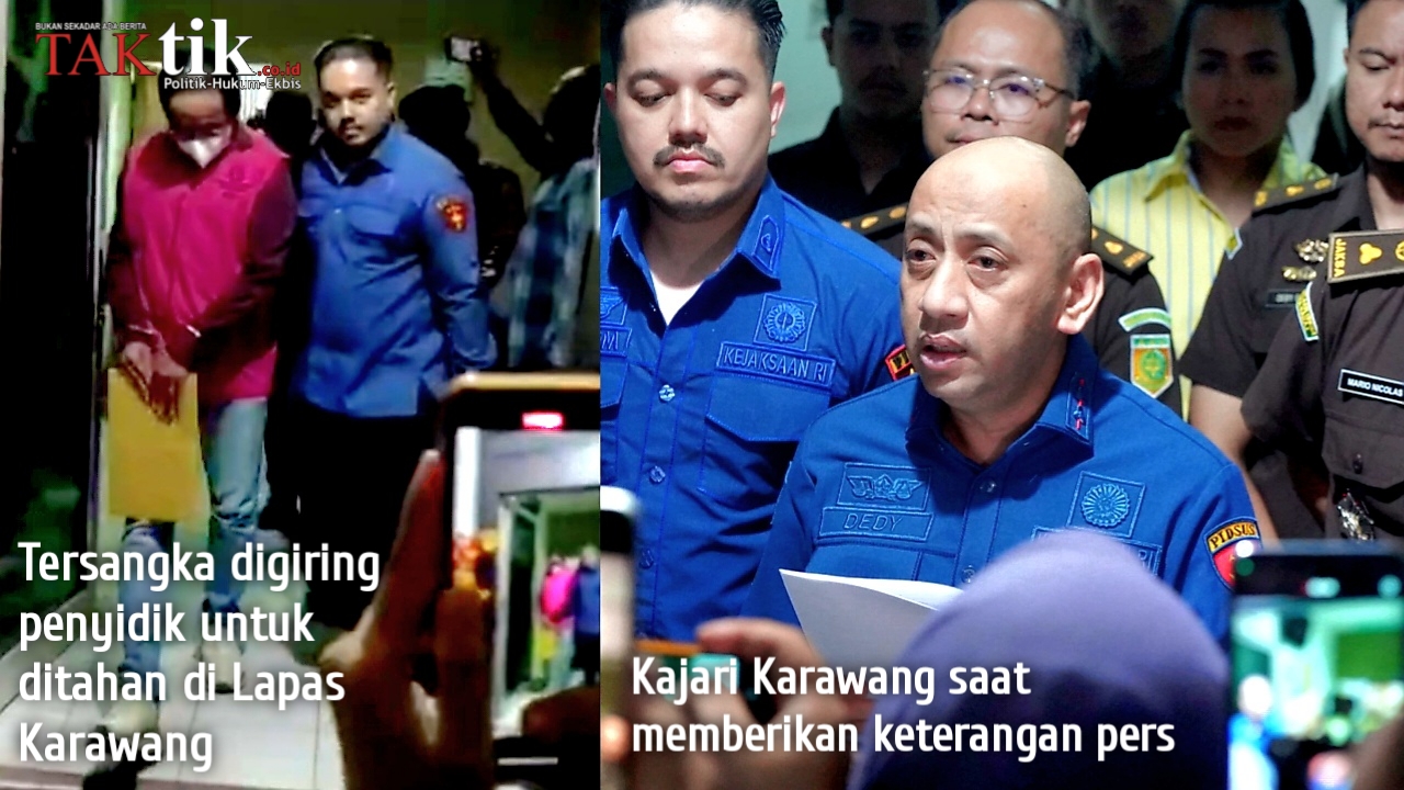 Dari 4 Orang Tersangka Kasus Tipikor KPR, 1 Orang Lagi Belum Ditahan oleh Penyidik Kejari Karawang. Kenapa?